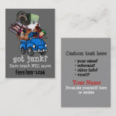 Kram, der Abbaugeschäftsschablone schleppt Visitenkarte (Vorne/Hinten)