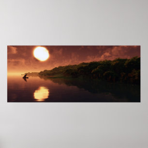 Kram im Wasser Poster