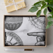 Kram-Zeitschrift Steampunk Element-Blatt Seidenpapier (Geschenk)