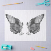 Kram-Zeitschrift Wings Element-Blatt Seidenpapier (Basteln)