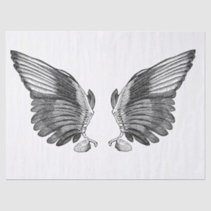 Kram-Zeitschrift Wings Element-Blatt Seidenpapier