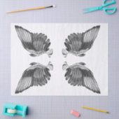 Kram-Zeitschrift Wings Element-Blatt Seidenpapier (Basteln)