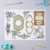 Kram-Zeitschriften-dekoratives Elemente Decoupage Seidenpapier (Basteln)