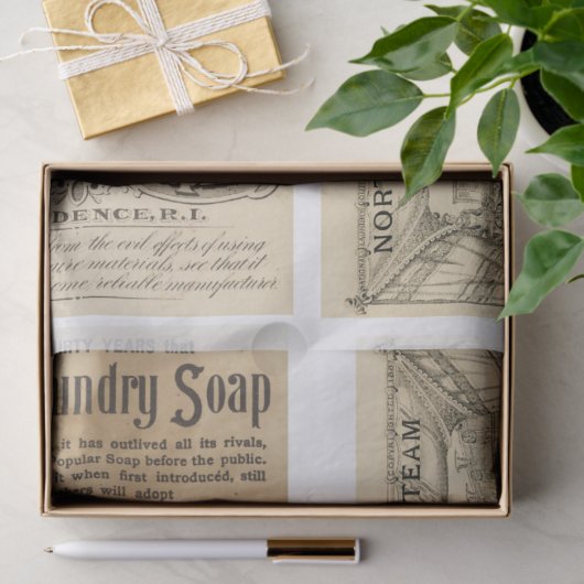 Kram-Zeitschriften-Elemente Decoupage Papier (Geschenk)