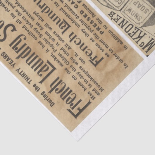 Kram-Zeitschriften-Elemente Decoupage Papier (Detail)