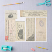 Kram-Zeitschriften-ephemeres Elemente Decoupage Seidenpapier (Basteln)