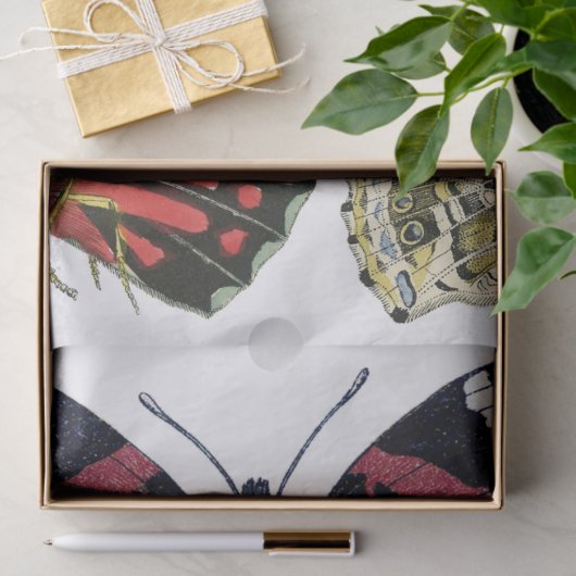 Kram-Zeitschriften-Schmetterlings-Elemente Seidenpapier (Geschenk)