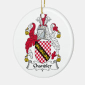 Krämer-Familienwappen Keramik Ornament (Links)