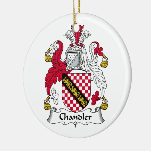 Krämer-Familienwappen Keramik Ornament (Links)