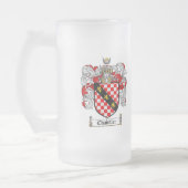 KRÄMER-FAMILIENWAPPEN - KRÄMER-WAPPEN MATTGLAS BIERGLAS (Links)
