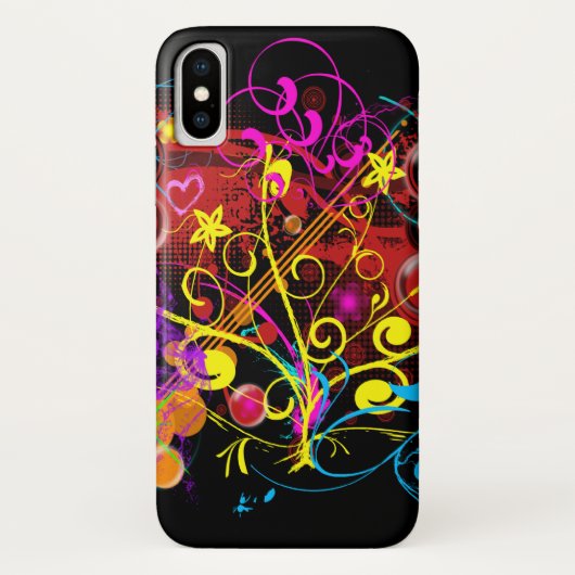 Krampf der Farbart Case-Mate iPhone Hülle (Rückseite)