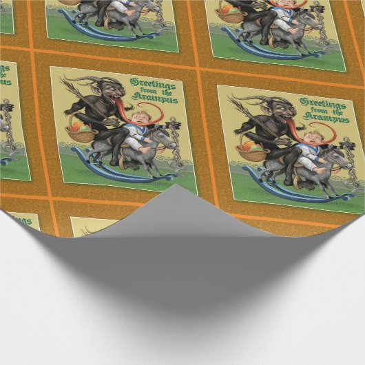 Krampf Geschenkpapier (Ecke)