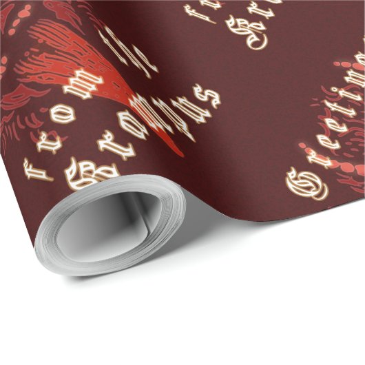 Krampf Geschenkpapier (Rolleneckpunkt)