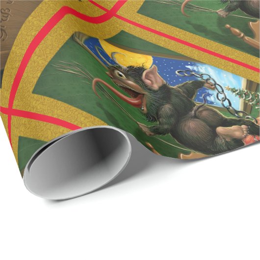 Krampf Geschenkpapier (Rolleneckpunkt)