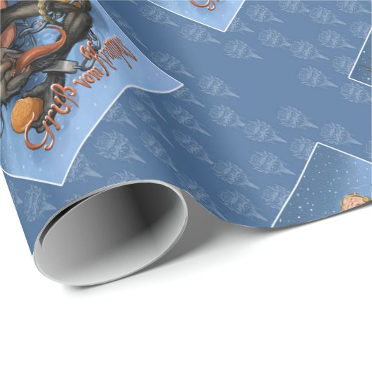 Krampf Geschenkpapier (Rolleneckpunkt)