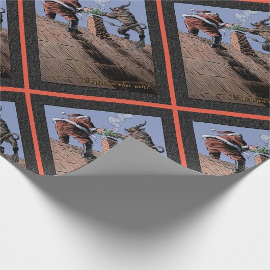 Krampf Geschenkpapier (Ecke)