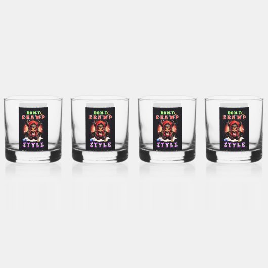 Krampf meinen Stil nicht Whiskyglas (Vorderseite)