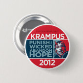 Krampus 2012 Kampagnen-Knopf Button (Vorne & Hinten)
