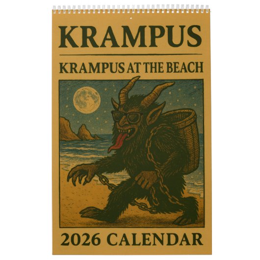 Krampus 2026: A Year of Mischief and Mayhem Kalender (Titelbild)