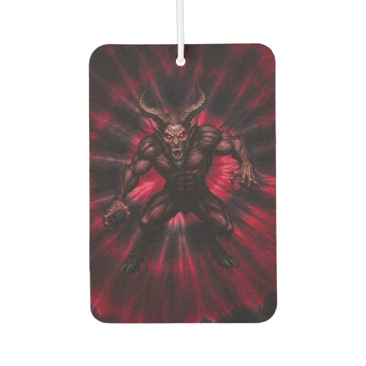 Krampus Air Freshener Autolufterfrischer (Vorderseite)