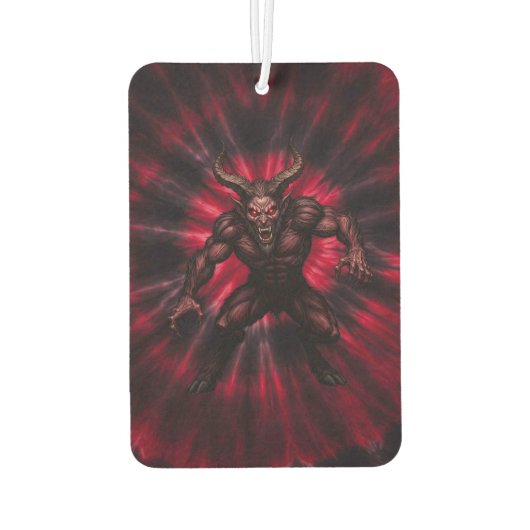 Krampus Air Freshener Autolufterfrischer (Rückseite)