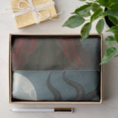 Krampus and the Winter Goddess | Dark Christmas  Seidenpapier (Geschenk)