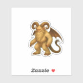 Krampus Aufkleber (Blatt)