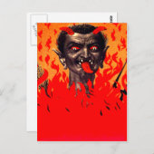 Krampus aus der Hölle Postkarte (Vorne/Hinten)