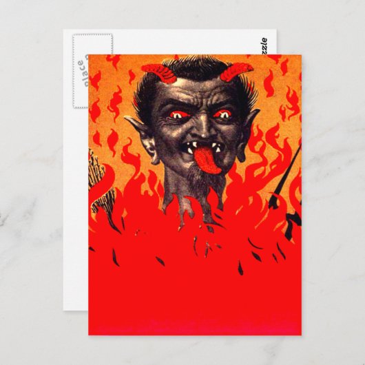 Krampus aus der Hölle Postkarte (Vorne/Hinten)