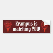 Krampus-Autoaufkleber Autoaufkleber (Vorne)