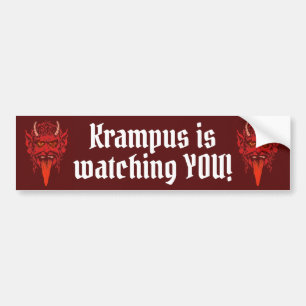 Krampus-Autoaufkleber Autoaufkleber