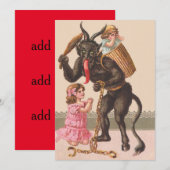Krampus bestraft Kinder Rutenkette (Vorne/Hinten)
