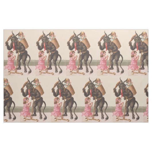 Krampus bestraft Kinder Rutenkette Stoff (Yard (91,4 cm))