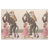 Krampus bestraft Kinder Rutenkette Stoff (Fat Quarter (45,7 x 55,9 cm))