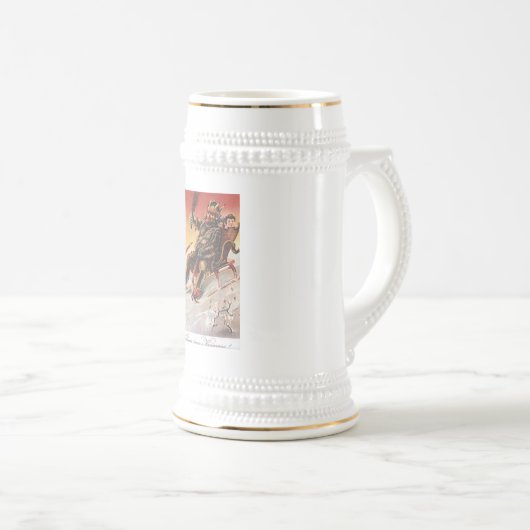 Krampus Bier-Tasse Bierglas (VorderseiteRechts)