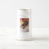 Krampus Bier-Tasse Bierglas (Mittel)