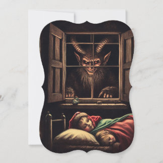 Krampus blank feiertagskarte
