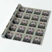 Krampus Cat Wrapping Paper Geschenkpapier (Ungerollt)
