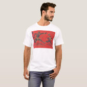 Krampus Chasing Child T-Shirt (Vorne ganz)