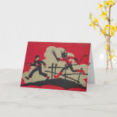 KRAMPUS CHRISTMAS CARDS KARTE (Gelbe Blume)