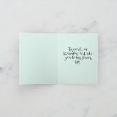 Krampus Christmas Feiertagskarte (Innenseite)