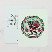 Krampus Christmas Feiertagskarte (Vorne/Hinten)