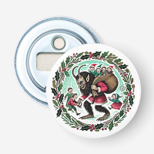 Krampus Christmas Flaschenöffner (Vorderseite)