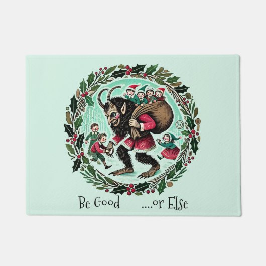 Krampus Christmas Fußmatte (Vorderseite)