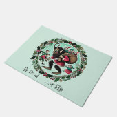 Krampus Christmas Fußmatte (Schrägansicht)