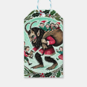 Krampus Christmas Geschenkanhänger (Vorderseite)