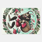 Krampus Christmas Geschenkpapier Set (Vorderseite 2)