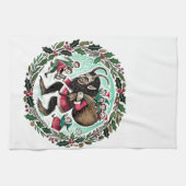 Krampus Christmas Geschirrtuch (Horizontal)
