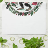 Krampus Christmas Geschirrtuch (Gefaltet)