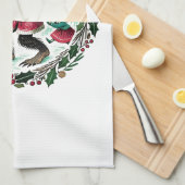 Krampus Christmas Geschirrtuch (Viertel Falte)